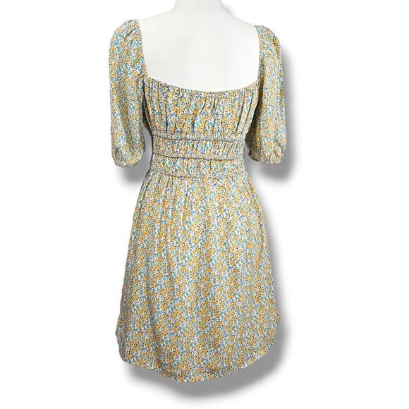 NWT Faithfull the Brand Sylvie Sabinosa Floral Print Mini Dress Size USA 4 - Picture 8 of 8